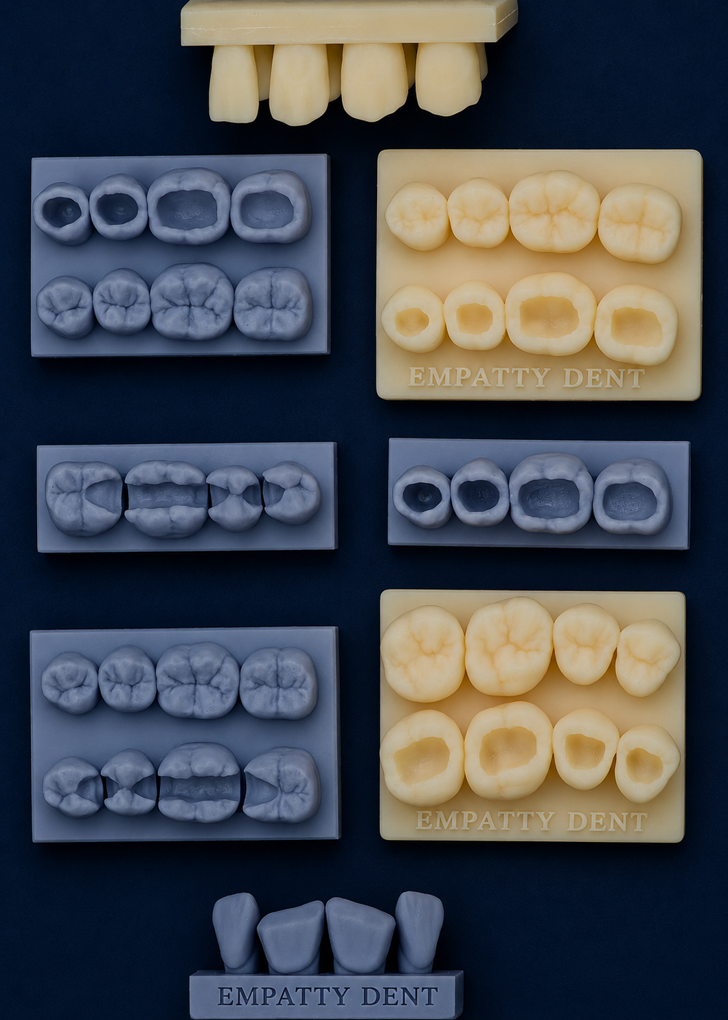 Set de modele pentru restaurări dentare